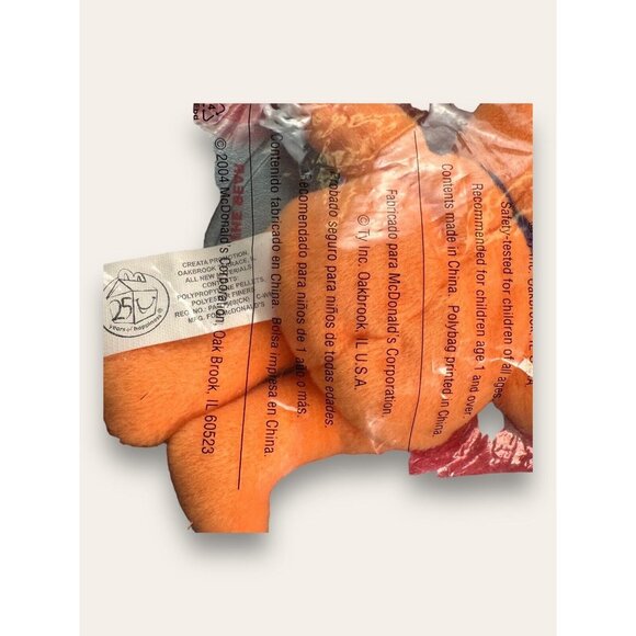 Ty Beanie Baby McDonald’s Collection Happy Meal 25th Bear 2004 Vintage NWT - Picture 9 of 12